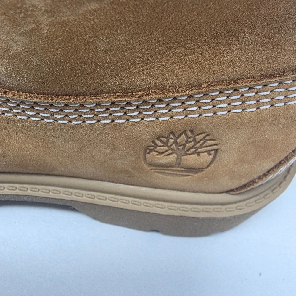 Timberland Classic 6 Inch Waterproof Boot Youth 1.5 Wheat Nubuck TB 010760 713